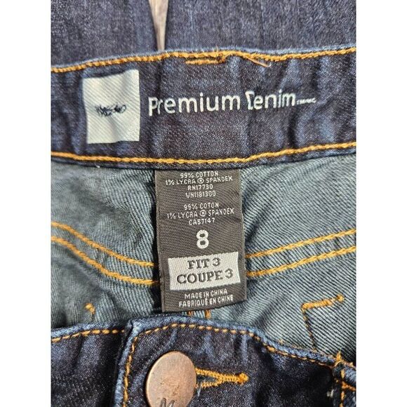 (3/$35) Mossimo Size 8 Pockets Ankle Skinny Fit 3 Premium Denim Blue Jeans - Picture 4 of 12
